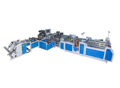 Valve pocket cutting and creasing machine